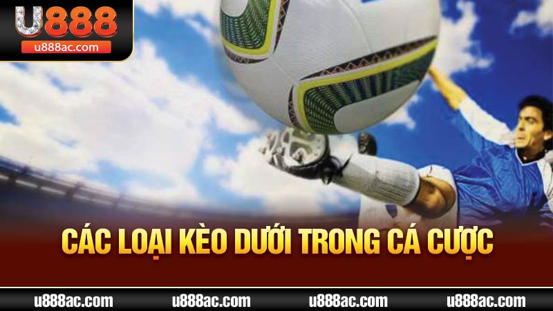 Các loại kèo dưới trong cá cược